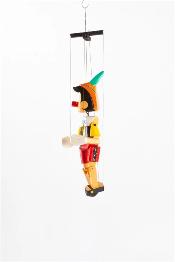 Ahşap Pinokyo Kukla 35 cm - Resim 7