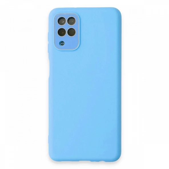 FitCase Samsung Galaxy A22 Glass Kamera Korumalı Lansman Silikon Kapak - Resim 9