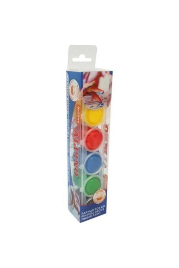 Alpino Parmak Boyası 25 ml 6 Lı Parmak Boyası ürün görseli 1