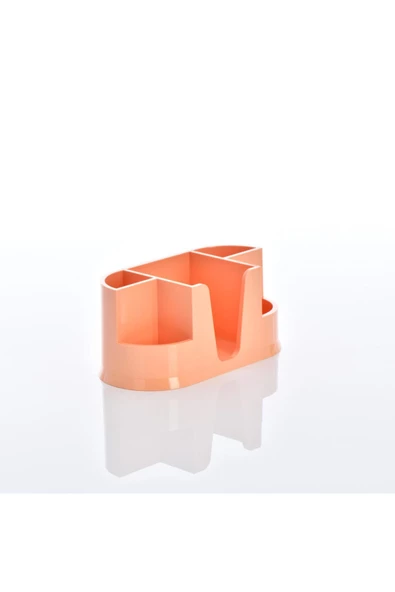 Ops Masa Seti Kalemlik Organizer Pastel Turuncu Masa Üstü Organizer ürün görseli 1