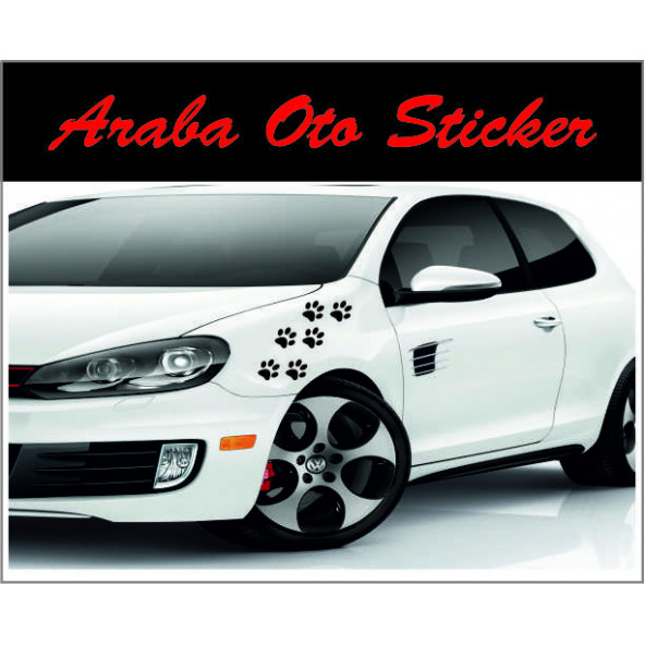 Pati İzi Sticker (20Adet - 5cm) ürün görseli 1