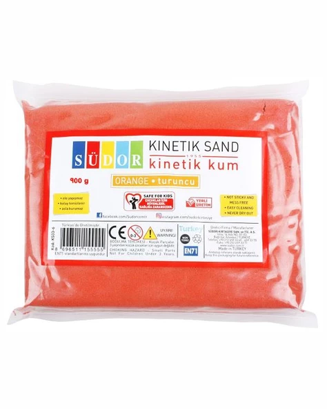 Südor Kinetik Kum Turuncu 900 gr ürün görseli 1