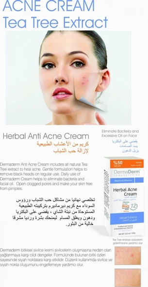 Dermaderm Sivilce Kremi - 100 gr - Resim 2