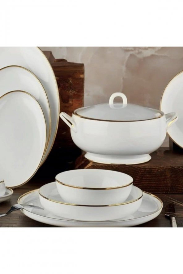 Aryıldız Royal Queen Bone Porselen Topkapı 60 Parça Yemek Takımı 60026 ürün görseli 1
