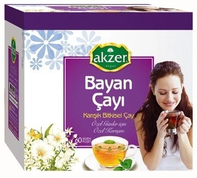 Akzer Civanperçemli Çay - 60 Süzen Poşet ürün görseli 1