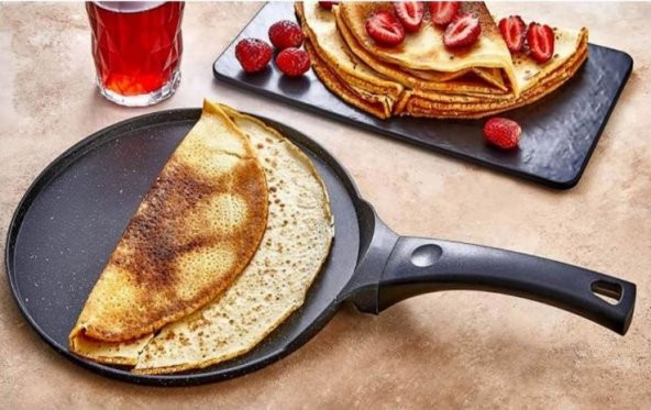 Eda Döküm 26 cm Granit Krep Tavası ürün görseli 1