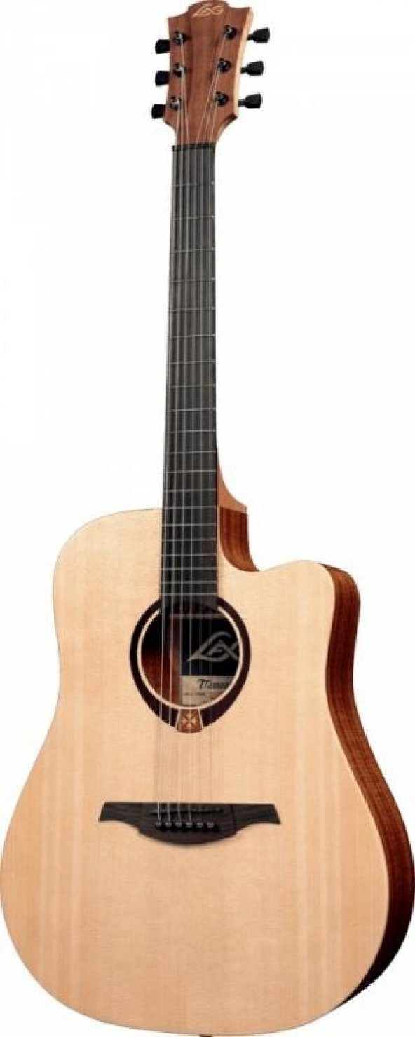 LAG GLA T70DCE Tramontane Dreadnought Cutaway Elektro Akustik Gitar ürün görseli 1