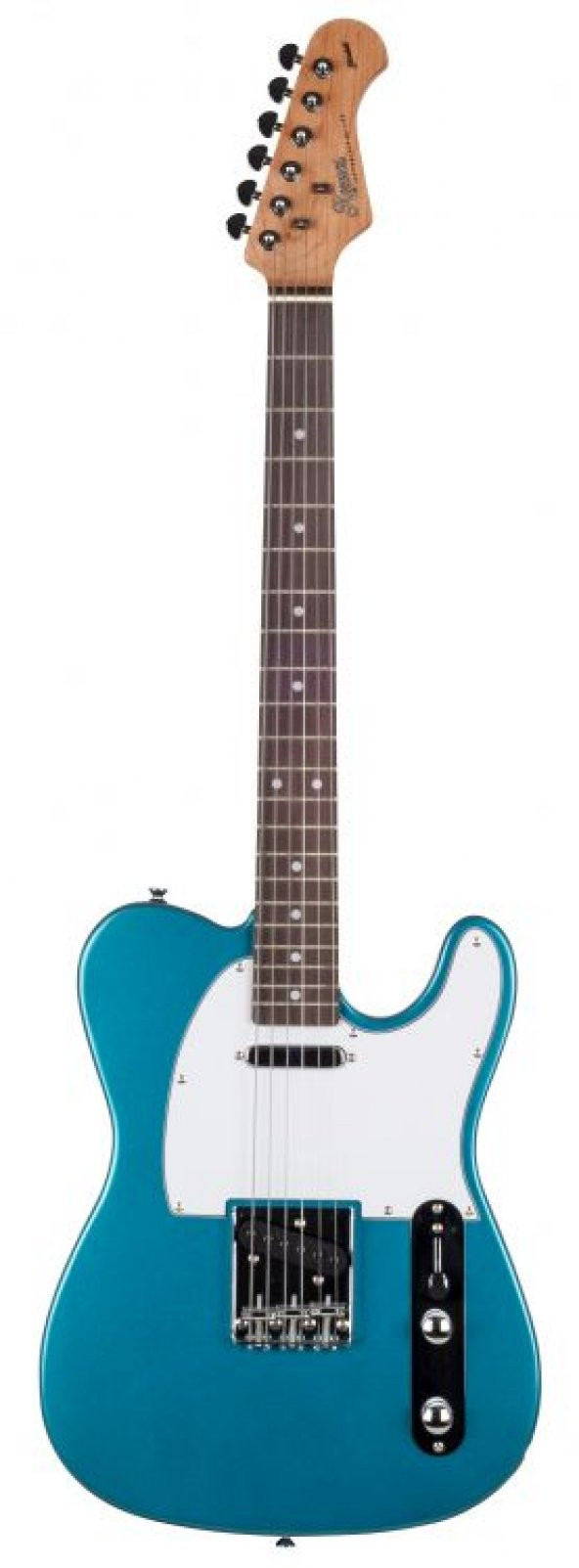 Kozmos KTL-ALDSS-GRWN-LPB SS Cilalı Sap Gülağacı Klavye Lake Placid Blue Elektro Gitar ürün görseli 1