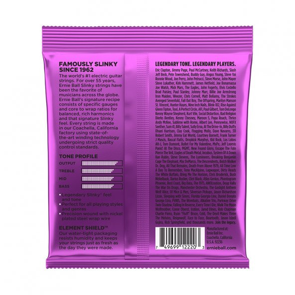 Ernie Ball P02220 11-48 Elektro Gitar Teli ürün görseli 1