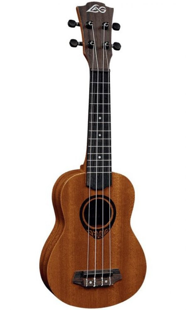 LAG GLU TKU10S Tiki Soprano Natural Ukulele ürün görseli 1