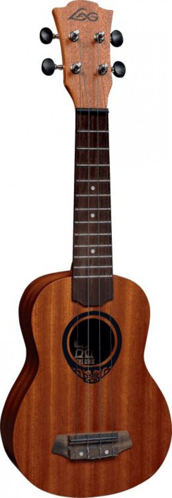 LAG GLU TKU8S Tiki Soprano Natural Ukulele ürün görseli 1