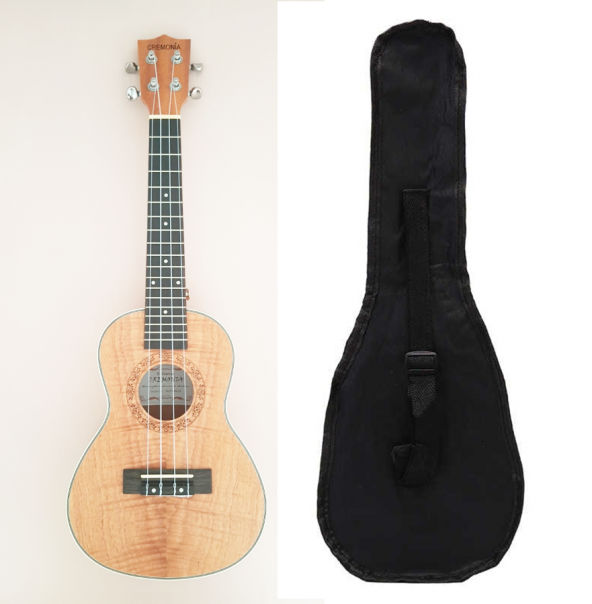 CREMONIA AU77LAB-21 UKULELE 21" SOPRANO CREMONIA, AU77LAB-21, UKULELE 21" CONCERT, NATUREL, MAT FINISH ürün görseli 1