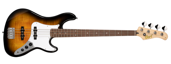 CORT GB24JJ2T BAS GİTAR 2 TONE BURST ürün görseli 1