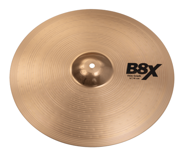 SABIAN 41606X 16" B8X THIN CRASH SABIAN, 41606X, ZİL, 16” B8X Thin Crash  ürün görseli 1
