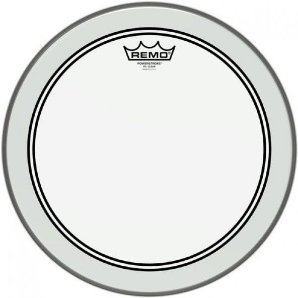 REMO P3-0314-BP- Powerstroke® P3 Şeffaf 14" Davul Derisi ürün görseli 1