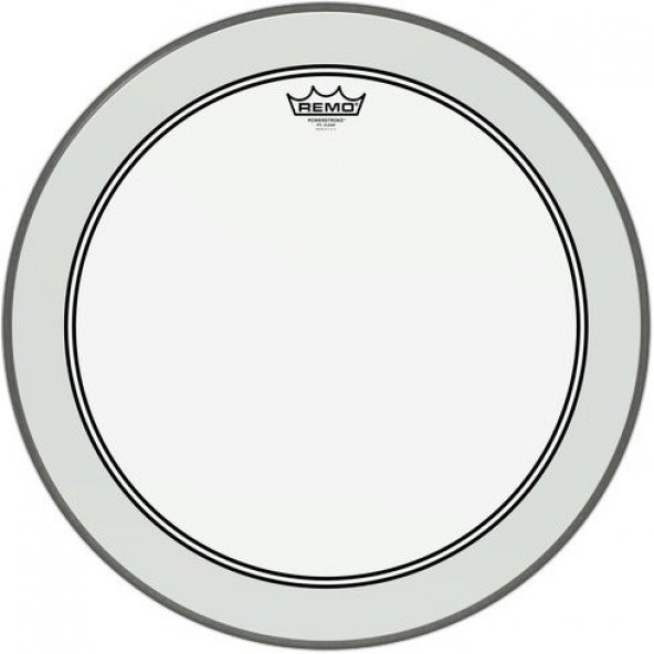REMO P3-1322-C2- Powerstroke® P3 Şeffaf 22" Bas Davul Derisi ürün görseli 1