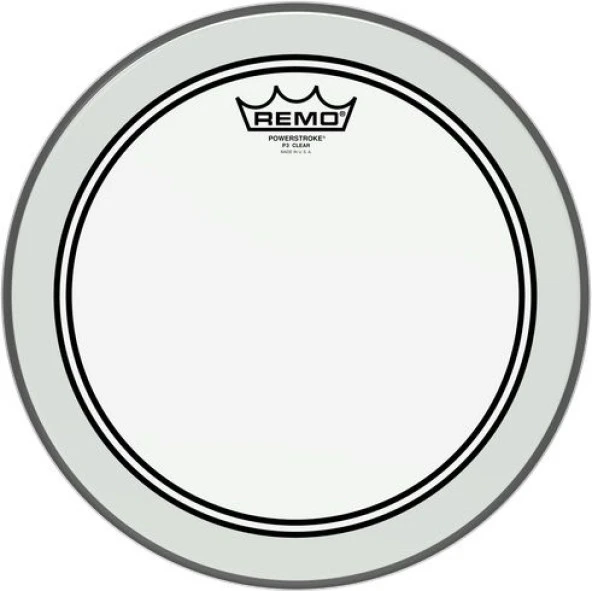 REMO P3-0312-BP- Powerstroke® P3 Şeffaf 12" Davul Derisi ürün görseli 1