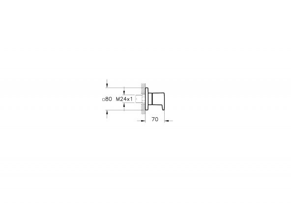 Artema Root Square Ankastre Stop Valf Krom A42729 - Resim 4