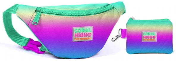 Coral High Rengarenk Bel Çantası Seti - Kız Çocuk ürün görseli 1