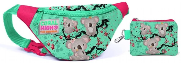 Coral High Koala Baskılı Bel Çantası Seti - Kız Çocuk ürün görseli 1