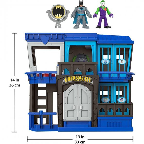 Imaginext DC Super Friends Batman , Joker ve Gotham Hapishanesi Oyun Seti imaginext Batman ve Joker ürün görseli 1