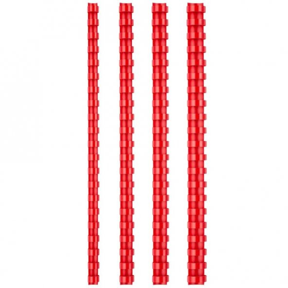 BIGPOINT 38mm PLASTIK SPIRAL  50 LI KIRMIZI (620) ürün görseli 1