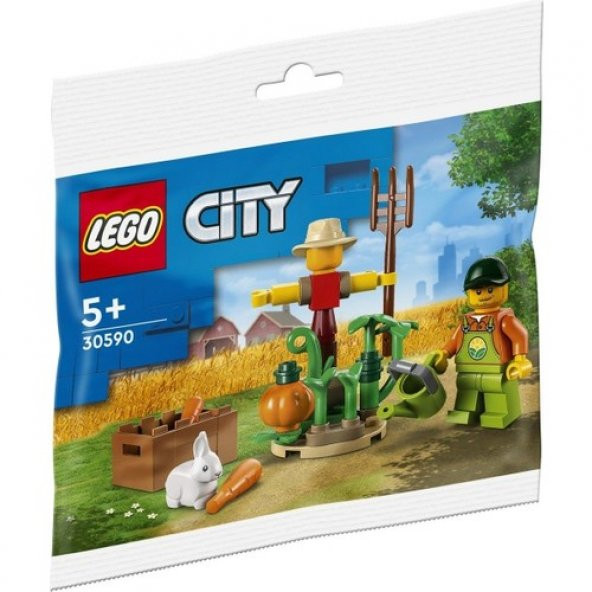 LEGO City 30590 Farm Garden and Scarecrow Polybag ürün görseli 1