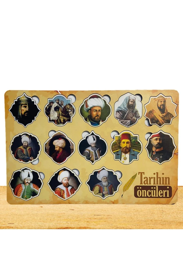 Moon Beavers Tarihin Öncüleri Eğitici Öğretici Geliştirici Ahşap Sağlıklı Oyuncak 20 X 30 CM ürün görseli 1