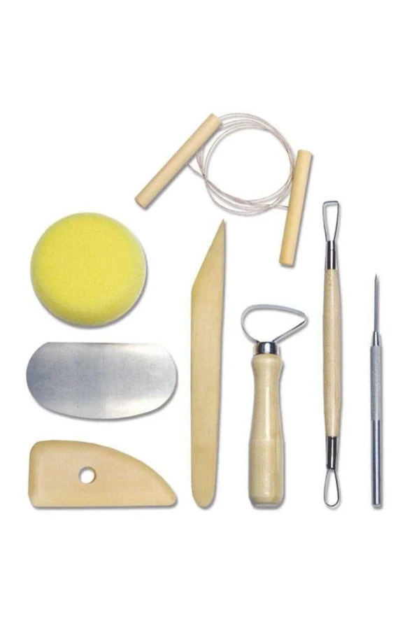 Südor Seramik Başlangıç Seti 8 Parça (Potery Tool Kıds) ürün görseli 1