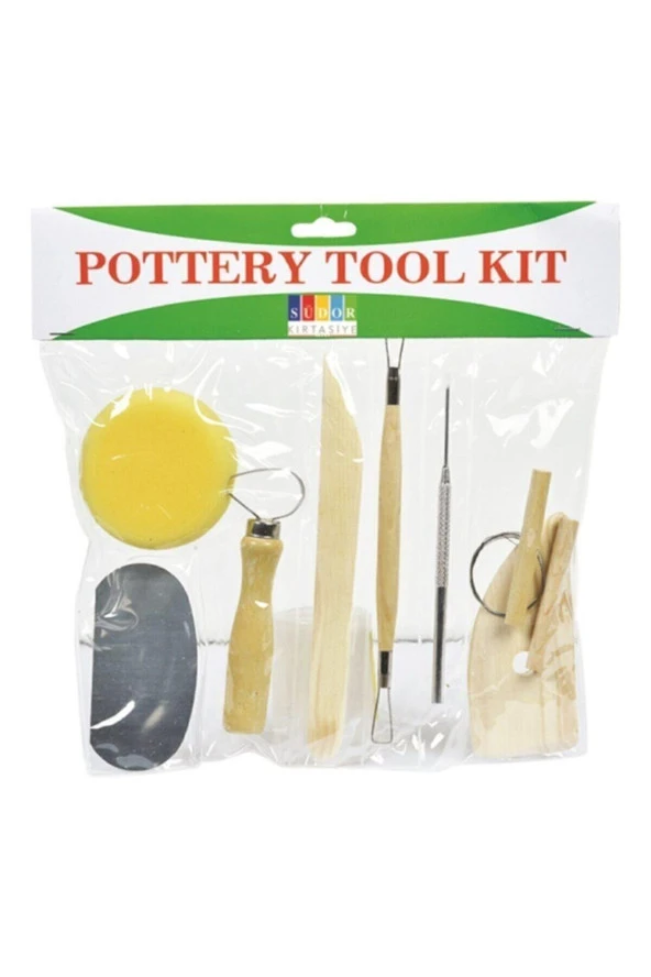 Südor Seramik Başlangıç Seti 8 Parça (Potery Tool Kıds) - Resim 2
