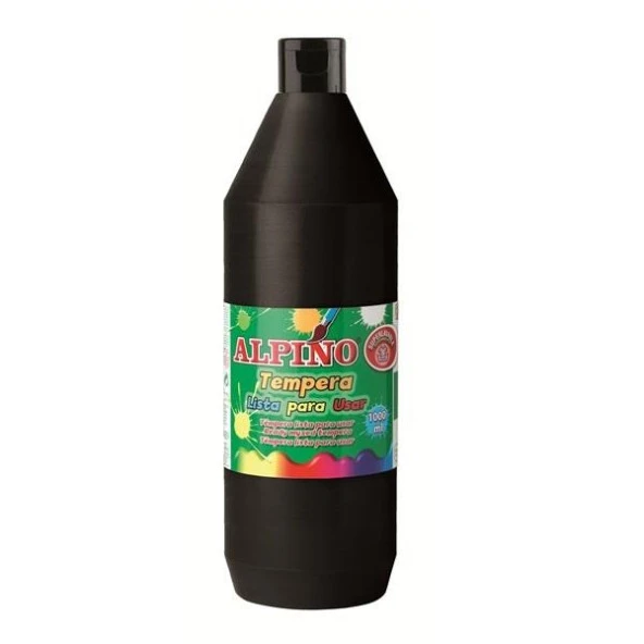 Alpino Sulu Boya Tempera Siyah 500 Gram Sulu Boya ürün görseli 1