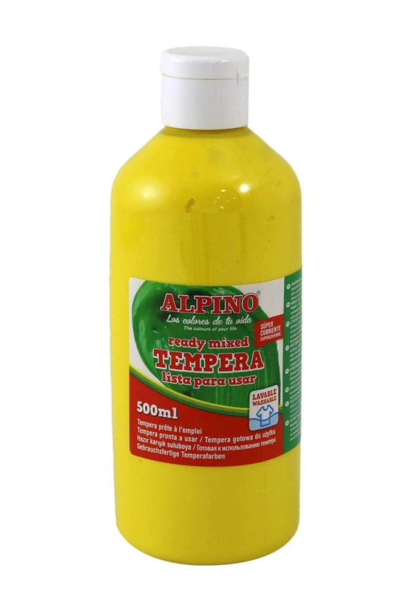 Alpino Sulu Boya Tempera Sarı 500 ML Sulu Boya ürün görseli 1