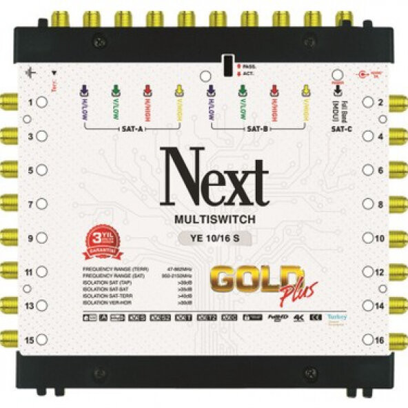 Next 10/16 Hybrid  Sonlu Ve Kaskatlı Santral Multiswich ürün görseli 1