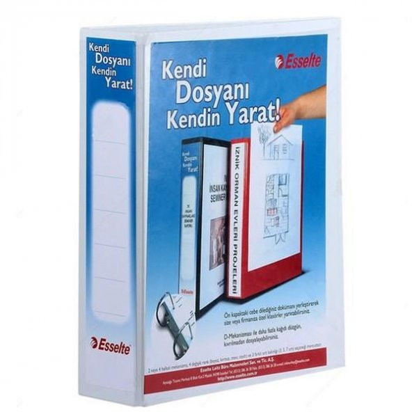 Esselte Sunum Klasörü 2 Halkalı 50 MM Beyaz 4656521 01 ürün görseli 1