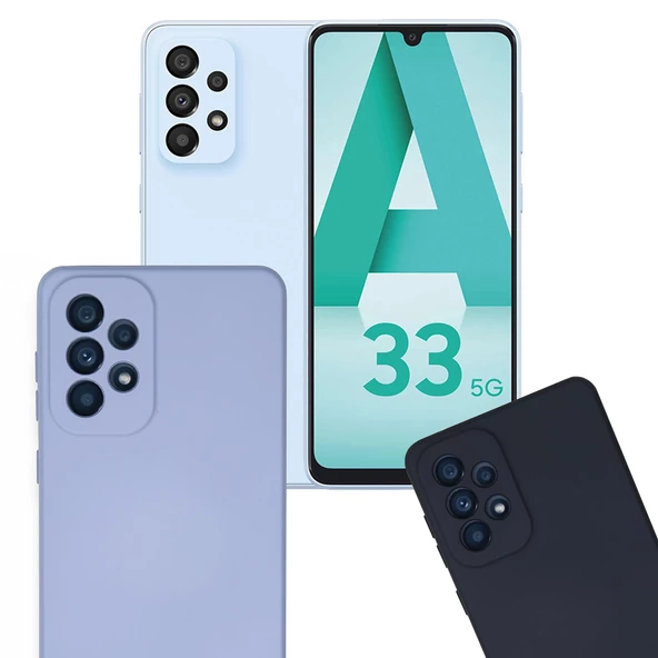 Samsung Galaxy A33 5G Kılıf Kamera Korumalı Lansman Silikon Kapak ürün görseli 1