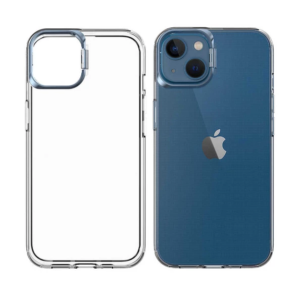 iPhone 13 Kılıf Skuba Köşeleri Korumalı Kamera Standlı Kılıf - Resim 9