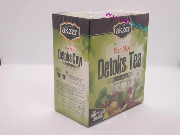 Akzer Detoks Çayı - 60 Süzen Poşet - Resim 2