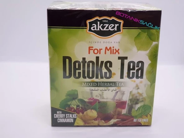 Akzer Detoks Çayı - 60 Süzen Poşet ürün görseli 1
