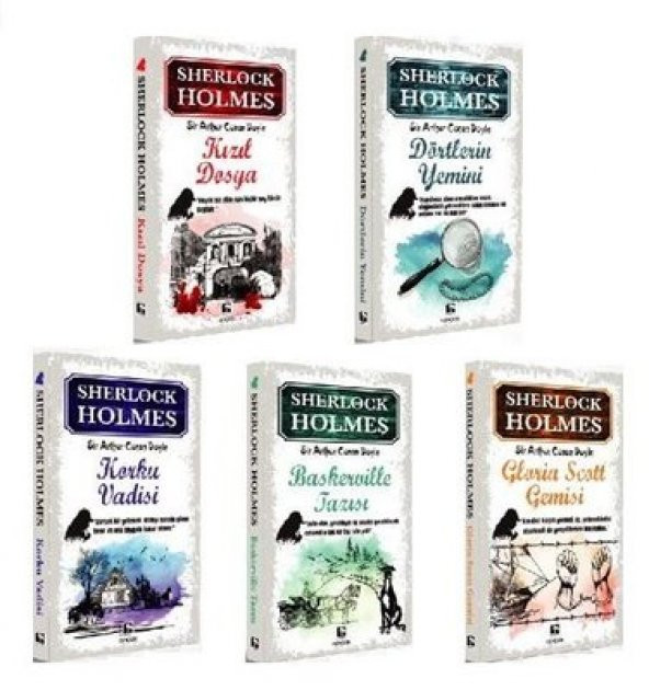 SHERLOCK HOLMES SETİ 5 KİTAP ürün görseli 1