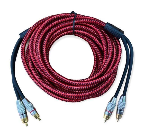 ARS 5 METRE PROFOSYONEL İPEK RCA KABLO ürün görseli 1