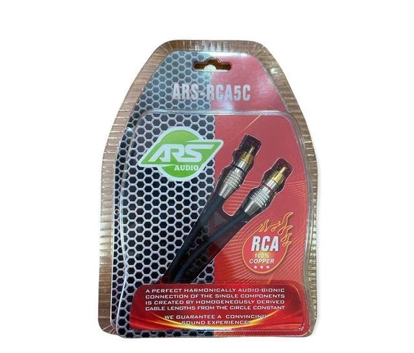 ARS 5 METRE PROFOSYONEL İPEK RCA KABLO - Resim 5
