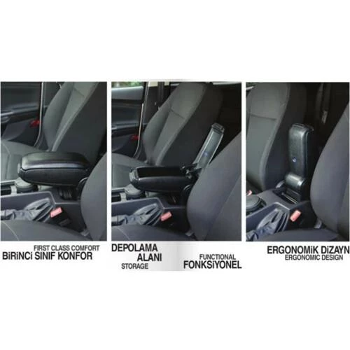 DACİA DUSTER 2009 SONRASI OMSA SİYAH KOL DAYAMA - Resim 2