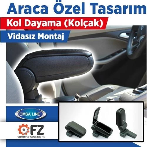 DACİA DUSTER 2009 SONRASI OMSA SİYAH KOL DAYAMA - Resim 5