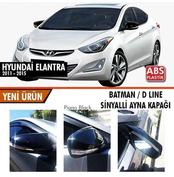 HYUNDAİ ELANTRA 2011-2015 BATMAN / D LINE SİNYALLİ AYNA KAPAĞI ürün görseli 1