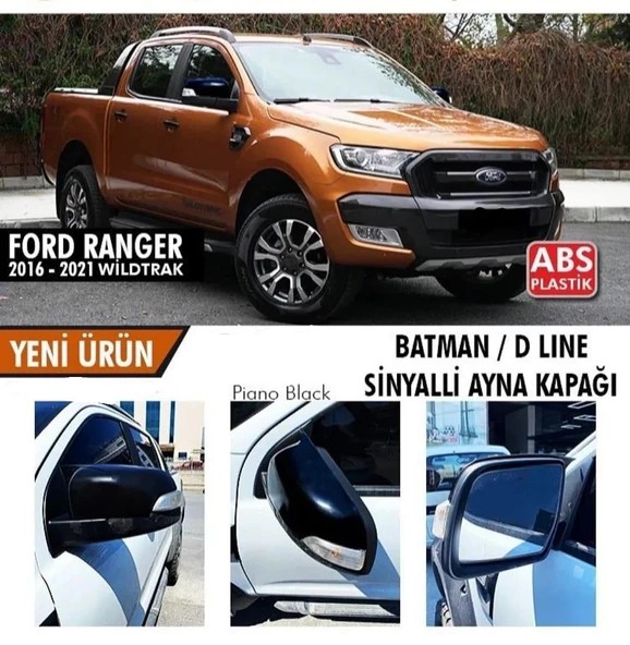 FORD RANGER 2016-2021 BATMAN / D LINE SİNYALLİ AYNA KAPAĞI ürün görseli 1
