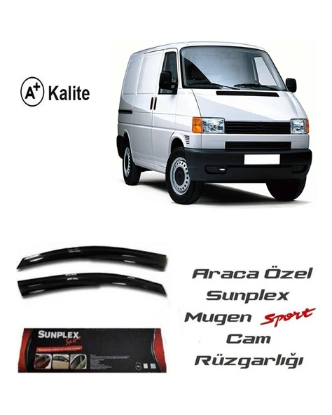 VOLKSWAGEN TRANSPORTER T-4 (90-03) SUNPLEX 2Lİ CAM RÜZGARLIĞI ürün görseli 1
