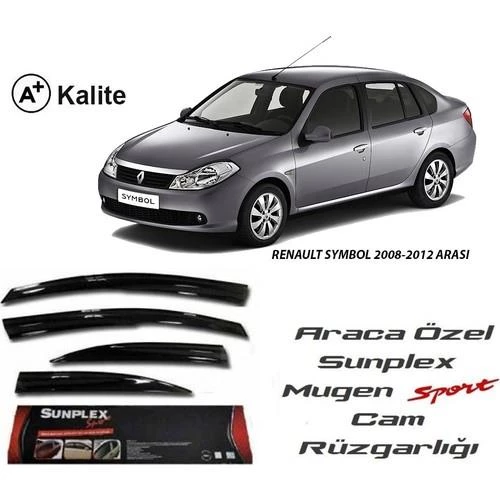 RENAULT SYMBOL 2008-2012 SUNPLEX 4LÜ CAM RÜZGARLIĞI ürün görseli 1