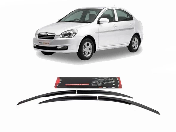HYUNDAI ACCENT ERA 2005-2010 4LU SUNPLEX CAM RÜZGARLIĞI ürün görseli 1