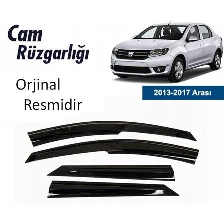 DACIA LOGAN 2013-2017 4LÜ SUNPLEX CAM RÜZGARLIĞI ürün görseli 1