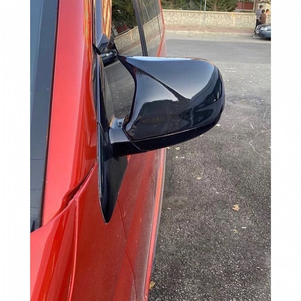 VOLKSWAGEN TRANSPORTER T6-T7 2009-2024 BATMAN PİANO BLACK BOYALI  AYNA KAPAĞI ürün görseli 1